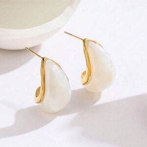 crystal hoop earrings A528